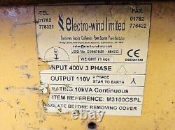 Yellow 10 KVA 3 Three phase 400 110 volt Electrical site Transformer £90+vat T16