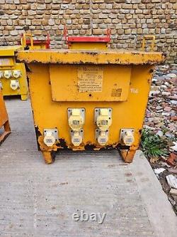 Yellow 10 KVA 3 Three phase 400 110 volt Electrical site Transformer £90+vat T16