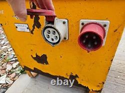 Yellow 10 KVA 3 Three phase 400 110 volt Electrical site Transformer £90+vat T16